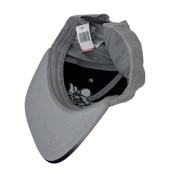 Disney Parks Mickey Mouse Snapback Cap Casual Ombre Gray Black Unisex One Size - Picture 9 of 12